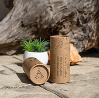 Tube écologique de haute qualité en papier recyclé, design élégant, pour poudre d'épices, poudre de shampoing