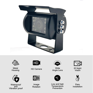 Nhà máy cung cấp OEM ODM 1080P IPC mạng HD ghi âm giám sát xe buýt xe tải an ninh kim loại bên phía sau xem máy ảnh - Product Image 2