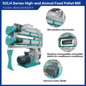 Yuda hướng dương bữa ăn Báo Chí PELLET Mill 9-12 tấn/h Công suất thức ăn chăn nuôi cho chồn trang trại - Product Image 4