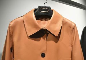 Manteau en cuir PU pour femme 2026 – Nouvelle collection automne-hiver – Blouson moto décontracté et tendance avec boutons - Product Image 2