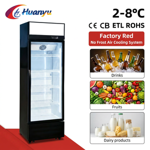 Refrigerador Comercial Negro <span class=keywords><strong>Air</strong></span> Factory, de Pie, para Bar, con Enfriamiento por Aire, Diseño Moderno, Compacto, con Iluminación LED - Product Image 2