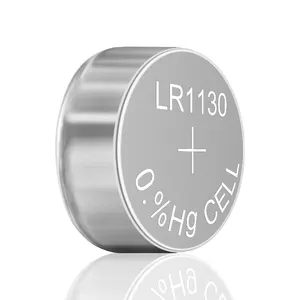 批发用于手表医疗器械的碱性纽扣电池AG10 LR1130 LR54用于led灯的电池单元