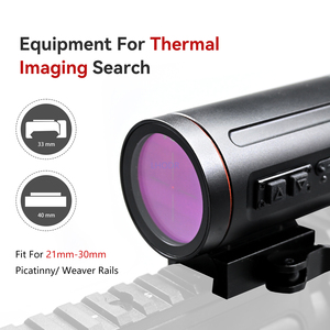 กล้องถ่ายภาพความร้อน 9.7/30 มม. 320*240 อินฟราเรด กล้องมองกลางคืนแบบตาเดียวสำหรับล่าสัตว์ พร้อมหน้าจอและเส้นเล็ง - Product Image 3