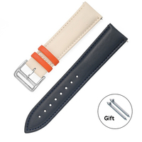 Vente en gros bracelet en cuir véritable de luxe OEM Montre 18/20/22/24mm Bracelets de montre en cuir à dégagement rapide pour montre intelligente