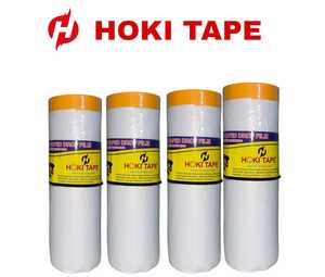 เทปกาวด้านเดียวอเนกประสงค์ขนาด55ซม. X 15ม. กระดาษทนทานใช้งานง่ายสำหรับการพรางพื้นผิวป้องกันการห่อกาวอะคริลิก50ม. - Product Image 3