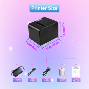 Aixw pos80 Máy in hóa đơn nhiệt với máy cắt tự động Máy tính để bàn Máy in hóa đơn cho hệ thống POS ngăn kéo tiền mặt sử dụng máy tính - Product Image 6