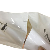 Taille de sac de voiture avec logo personnalisé sac en plastique blanc pré-ouvert en rouleau