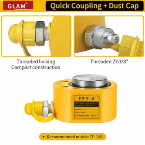 <span class=keywords><strong>Mini</strong></span> gato de cilindro de elevación de acción simple hidráulico de 5T, altura propia, 42mm, 6mm, carrera, Porta Power 180, gatos de bomba manual hidráulica - Product Image 3