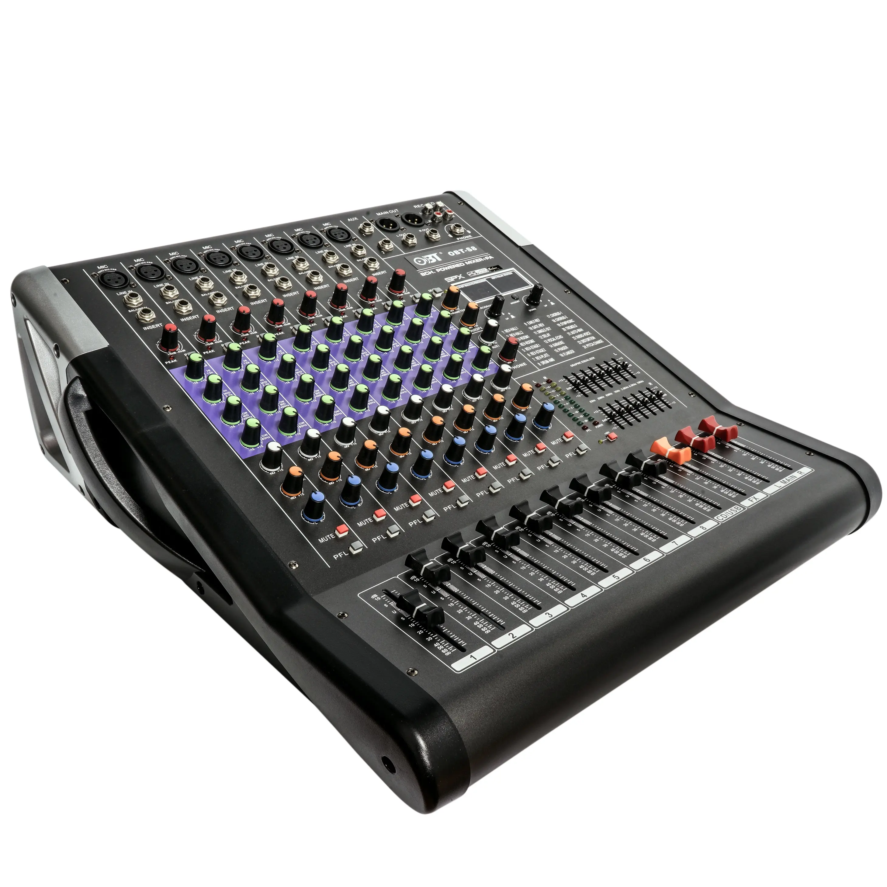 Mikrofon USB K Mini Echo Verstärker Digital Professional 8-Kanal-Mixer Konsole Sound Dj Controller Audio Mixer