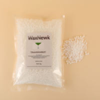 WaxNewK lilin transparan 1000g 1kg, hipoalergenik bening Rosin bebas lilin tubuh sensitif kulit depilator suhu rendah manik-manik lilin keras