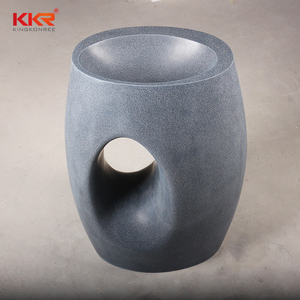 KKR superficie sólida piedra artificial <span class=keywords><strong>baño</strong></span> grifo <span class=keywords><strong>de</strong></span> <span class=keywords><strong>baño</strong></span> pie lavabo - Product Image 5