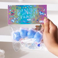 Jouets étoiles souples en TPR à presser, anti-stress, jouets de décompression amusants à pincer pour enfants, porte-clés