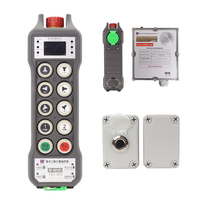 Control Remoto Industrial Inteligente Biométrico de 8 Botones y Doble Velocidad para Grúas Aéreas, con Bloqueo por Huella Dactilar para 100 Usuarios, Certificación CE