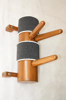 Mannequin en bois de Wing Chun pour l'intégration sensorielle, équipement d'entraînement de Kung Fu mural avec coussinets de frappe, bois durable
