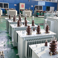 Transformateur de distribution immergé dans l'huile S13-M 300 kVA 400 kVA, triphasé, 10 kV 33 kV 400 V 480 V 50/60 Hz, certifié CE IEC 60076, direct usine