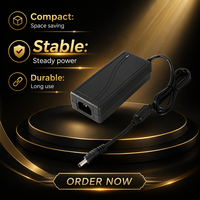 Adaptateur secteur AC/DC de bureau 12V 5A, alimentation à découpage pour éclairage LED et produits électroniques