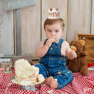Corona de Coati para Bebés de 1 Año, Accesorios para Fotos Infantiles, Disponibles al por Mayor - Product Image 4