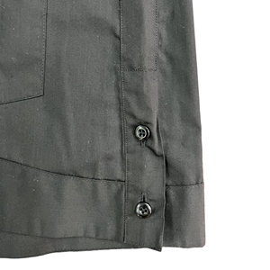 Camisas <span class=keywords><strong>Guayaberas</strong></span> <span class=keywords><strong>para</strong></span> Hombre, Negras, de Algodón, Manga Corta, Antiarrugas, Duraderas, con 4 Bolsillos y Pliegues <span class=keywords><strong>para</strong></span> Verano, Fabricante OEM, Logotipo Personalizado - Product Image 4
