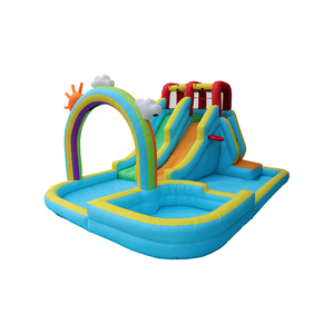 Château gonflable de haute qualité, parc aquatique avec pompe, famille extérieure - Product Image 2