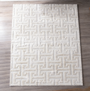 <span class=keywords><strong>Tappeto</strong></span> Morbido di Alta Qualità, Colore <span class=keywords><strong>Bianco</strong></span> o Beige, <span class=keywords><strong>Tappeto</strong></span> in <span class=keywords><strong>Lana</strong></span> e Seta, <span class=keywords><strong>Tappeto</strong></span> Tufted per Soggiorno, Grande Formato - Product Image 5