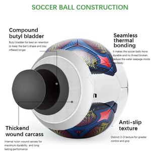 Pallone da Calcio Professionale Pelotas De La League, Pallone da Partita in Pelle PU con Termosaldatura, Misura 5 - Product Image 3