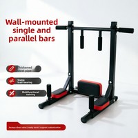 Barre de traction murale simple/double en acier pour exercices de fitness à domicile, équipement multifonctionnel