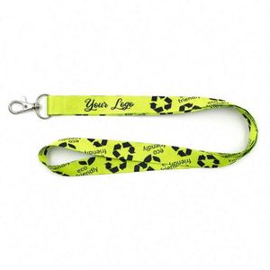 2.5cm RPET Detachable Breakaway Eco-friendly Custom Sublimation <b>Lanyard</b> With Logo <b>Polyester</b> Seamless No Stitches ID <b>Lanyard</b> - Product Image 3