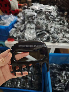 כלי מטבח איכותי לשנת 2026 לגריל ברביקיו, טופר בשר בצורת טופר דוב, מגרסת בשר להפרדת בשר חזיר, בקר, עוף והודו - Product Image 3