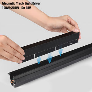 Controlador LED de tira delgada de CC de alta calidad, SMPS de voltaje constante, 100W 200W 48V, para riel de luz con succión magnética - Product Image 1