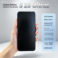 Téléphone Android 15 S25 Ultra 2026 Neuf, 22 Go + 2 To, Prix Usine, Débloqué, Versions Linguistiques Globales, LTE Cellulaire, Plein Écran