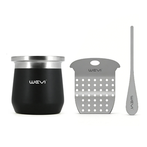 Ensemble de thé Wevi Yerba Mate, gobelet en acier inoxydable de 240 ml, tasse à maté <span class=keywords><strong>argentine</strong></span> de 8 oz avec filtre amovible, pour cadeau d'affaires - Product Image 1