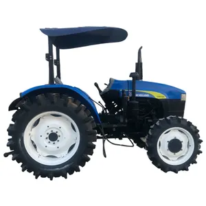 Gebruikte Tractor N Holland 70hp Goedkope Landbouwwieltrekkers 4x4wd Compacte Landbouwmachines