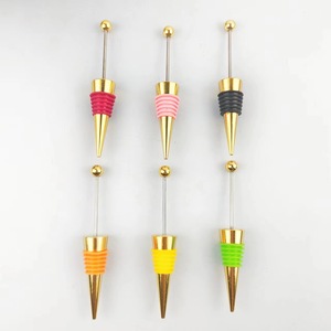 Wine Stoppers Silicone Bottle Stopper With Long Stem Sealing For Wine Champagne Simple Style Colored Design - Product Image 2