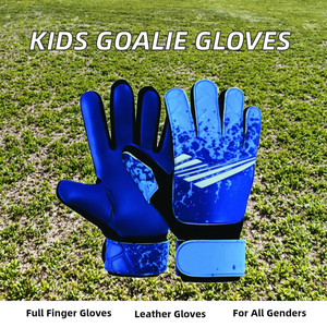Guantes de Portero de Fútbol Profesionales, Palma de Cuero Completa, Absorción de Impactos, Agarre para Entrenamiento y Partido, Ajuste Cómodo - Product Image 3