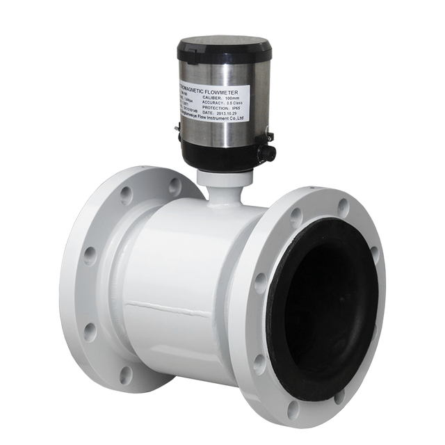 Electromagnetic Flow Meter 0.2% Battery Supply HTLD Series Magnetic Flowmeter with RS485 RTU