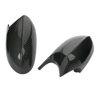 JDMotorsport88 Cubiertas de Espejos Retrovisores Laterales de Fibra de Carbono ABS Negras para BMW Serie 1 E81 E87 2007-2010