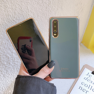 Lovecom — coque de téléphone de luxe avec cadre électroluminescent, en TPU souple, couleur bonbon, pour <span class=keywords><strong>Huawei</strong></span> P20 P30 <span class=keywords><strong>Mate</strong></span> 20 30 <span class=keywords><strong>Pro</strong></span> Nova 5 <span class=keywords><strong>Pro</strong></span> - Product Image 2