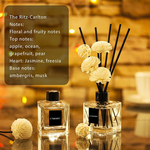 Thanh lịch đơn giản đáp ứng Hương thơm: Kính khuếch tán sậy với gậy Đen-Tăng cường không gian sống hiện đại của bạn với hương thơm tự nhiên - Product Image 2