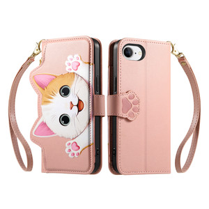 Custodia a Portafoglio 3D Smart in Pelle con Cordino per iPhone 7/8 Plus/XR/11/12 Pro Max - Product Image 4
