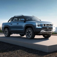 Pick-up électrique BYD Shark 2024 PHEV hybride, camion de transport prêt pour le désert, avec longue autonomie et technologie IA intelligente, PHEV d'occasion