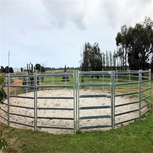 Panneaux portables robustes pour bétail, clôture de corral pour chevaux en fil de fer soudé, enclos métallique pour bovins et porcs - Product Image 2