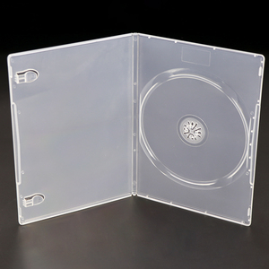 SUNSHING 7mm Slim Clear Color Single CD <b>Disc</b> Case 9mm Empty Black DVD Movie Cases PP <b>Plastic</b> Blu-Ray Boxes for 2 CD/DVD/BD - Product Image 5