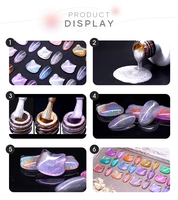 Vernis Gel UV Magnétique Effet Œil de Chat Arc-en-ciel 9D Holographique Galaxie Magnétique pour Ongles – Fournitures de Nail Art en Gros