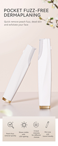 Illuminate & <span class=keywords><strong>Dermaplane</strong></span> Rechargeable Facial Tool Smooth Skin Solution: Dermaplaning sans fil avec lumière - Product Image 2