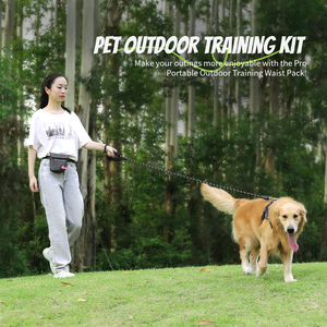 Riñonera Impermeable para Adiestramiento Canino Accesorio para Exteriores con Clasificación IPx6 Almacenamiento Duradero para Paseo y Entrenamiento de Agilidad con Perros - Product Image 1