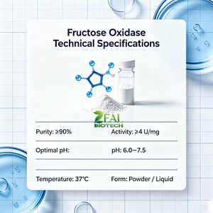 ZEAL Fructose Oxidase FOX FAOX-C Enzyme de qualité alimentaire 4 U/mg Biocatalyseur de précision pour la réduction du sucre - Product Image 3