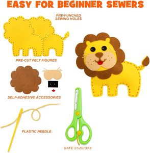 Kit da cucire in feltro per animali artigianali di alta qualità - Product Image 3