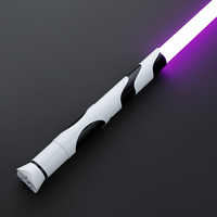 Nexus Sabers Lightsaber Logam Penuh CNC Isi Ulang yang Indah dengan Hilt XRGB Baselit Xeno3.0 Pixel Electronic Kit dan Chassis Keras