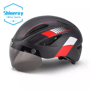 サイクリング磁気ゴーグルヘルメット統合男性と女性のマウンテンロードバイクヘルメット乗馬機器
