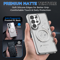 AUREXIONICS Casing Transparan Berlapis Embun untuk Samsung Galaxy S26 Ultra